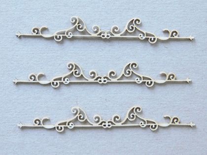 Орнамент  - 3 бр - 8,70 х 1,00 см