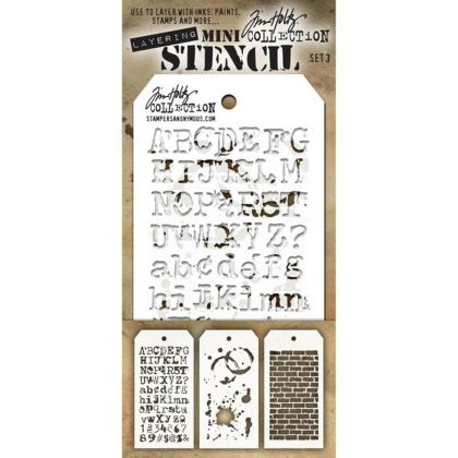 Шаблони - Mini Layering Stencils Set 3 - 3 броя