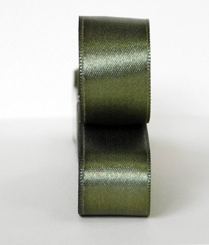 Панделка сатен - Военно зелено  - 10 м №71