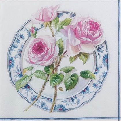 Салфетка Rose For Lunch White 847790
