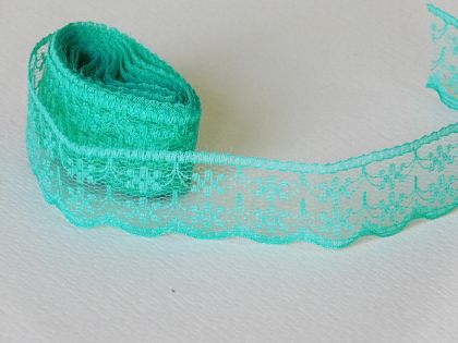 Дантела - Зелено - 2 м