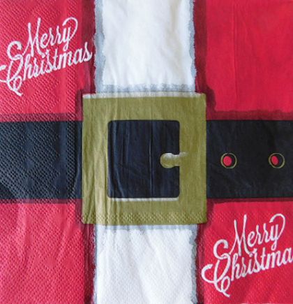 Салфетка Santa's clothes