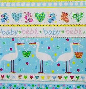 Салфетка Welcome baby blue 006317