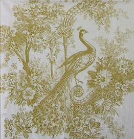 Салфетка Peacock gold 1331055