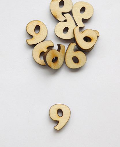 Цифра -  Девет / 9 /- 1 бр.