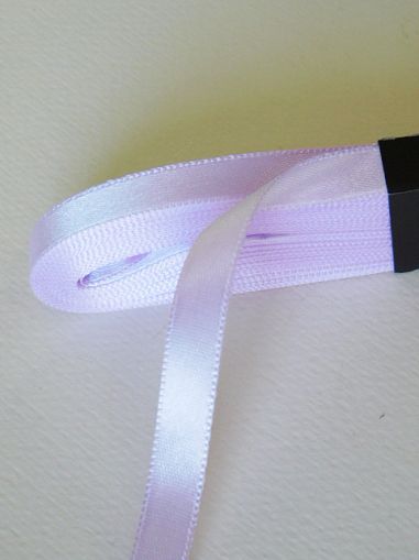 Панделка сатен - Нежно лилаво - 10 м №32