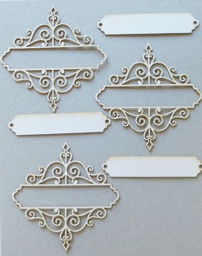 Рамка Орнаменти - 3 бр. с основи