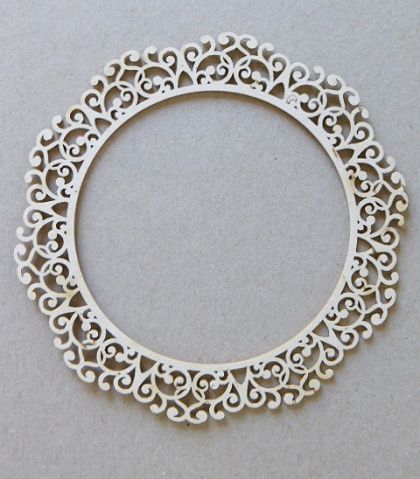 Рамка  Орнаменти кръгла - 3 размера с основи