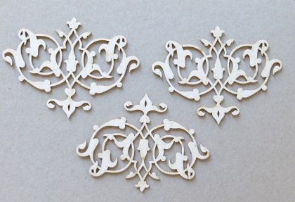 Орнаменти - 3 бр - 8,50  x 6,50 см