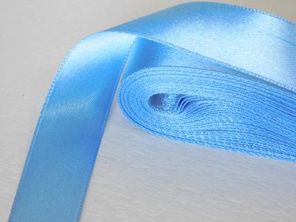 Панделка сатен - Лазурно синьо - 10 м.  №93
