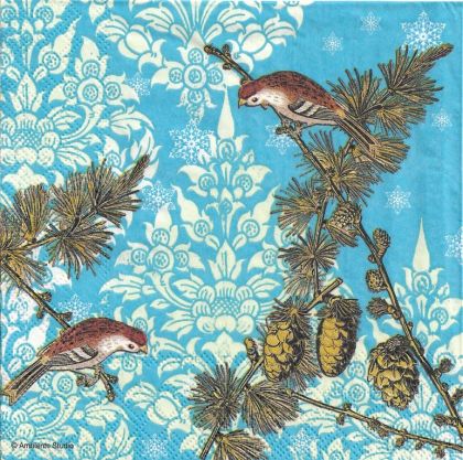 Салфетка Pinecone Ornaments Blue 33310790