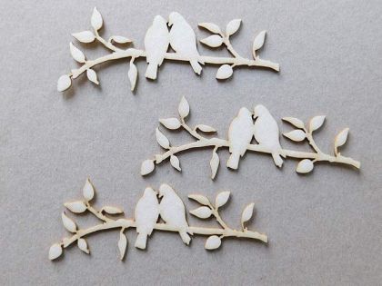 Птички на клонче - 3 бр.