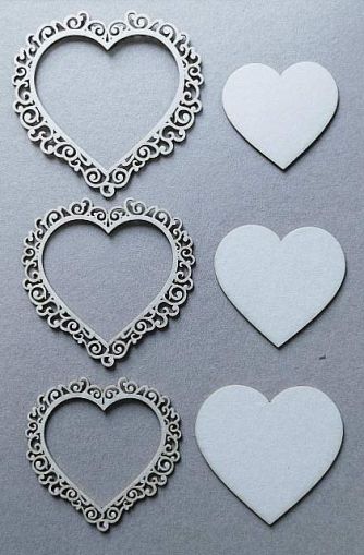 Рамка Сърце-  3 размера