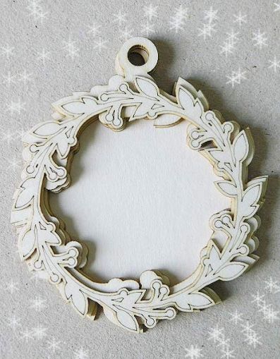 Шейкър заготовка - Коледен Венец