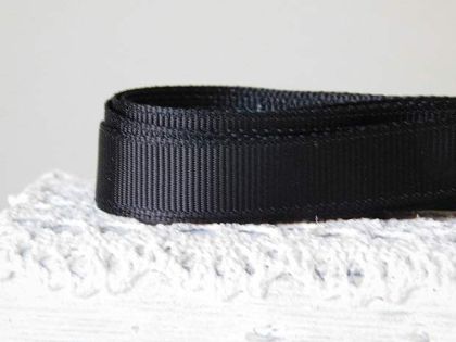 Панделка рипс - Черно - 4 м. -1см