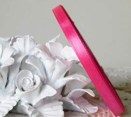 Панделка Сатен - Тъмна циклама - 5 м.