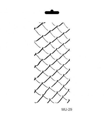 Шаблон - 25 х 10см.