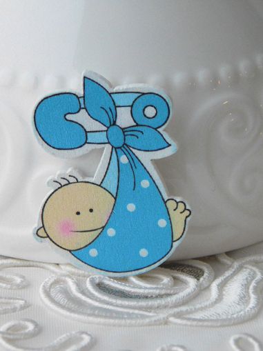 Бебе синьо вързопче