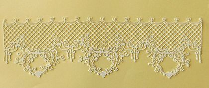 Дантела - 34,50 x 10,50 см