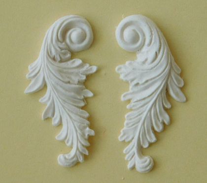 Комплект орнаменти - 2 бр - 5,00 x 2,00 см