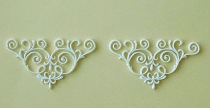 Комплект орнаменти - 2 бр - 5,00 x 3,00 см