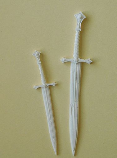 Меч - 2 бр -  11,00 х 2,50 см