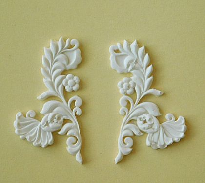 Орнаменти - 2 бр - 5,00 х 2,50 см