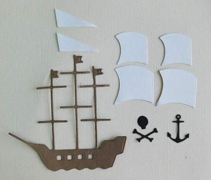 Пиратски кораб - 9 елемента