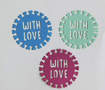Таг - With Love - 3 бр.