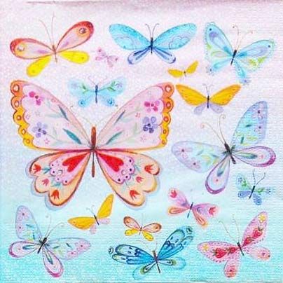 Салфетка Butterflies Allover 1331530