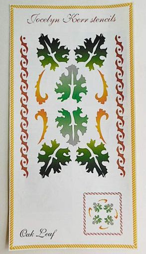 Шаблон - Oak Leaf - 24.00 x 17.00 sm