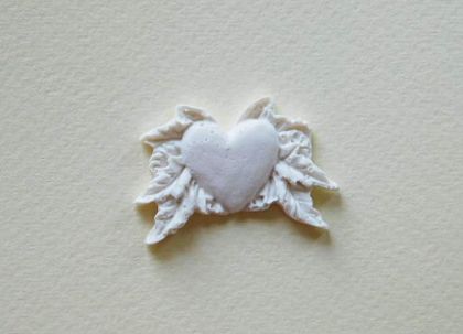 Сърце  с листа - 3,50 х 2,40