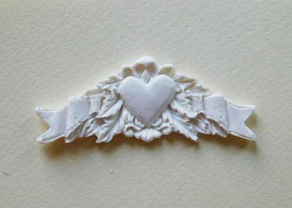 Орнамент Сърце - 6,70 х 2,50 см