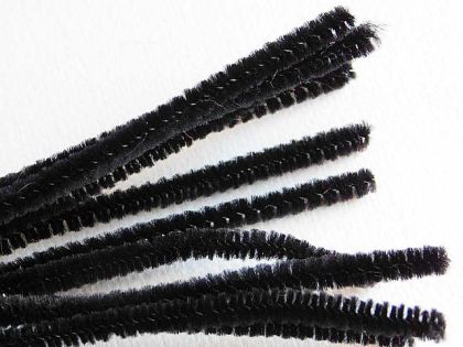 Пухкава тел - Черно - 10 бр.