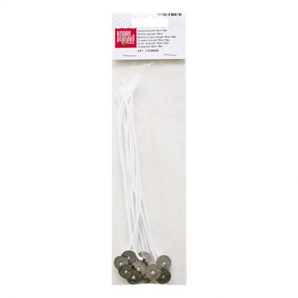 Фитил с щифт за свещ - 10 бр.- 18,00 см