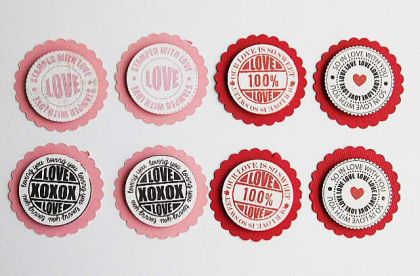 3D Стикери - Love - 8 бр