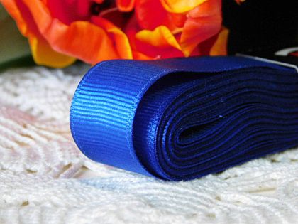 Панделка рипс - Кобалтово синьо - 10 м.  №96