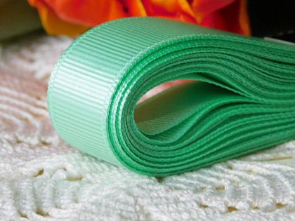 Панделка рипс -  Млечно зелено - 10 м.  №62