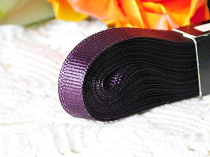 Панделка рипс - Патладжан - 10 м №38