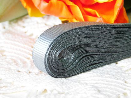 Панделка рипс - Платина сиво - 10 м №45