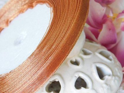 Панделка Органза - Бронз - 45 м. - 0.60 см