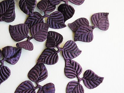 Листа Сатен  - Патладжан лилаво -10 бр.