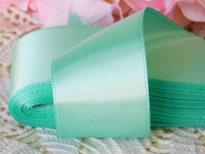Панделка сатен - Аквамарин  - 10 м №63