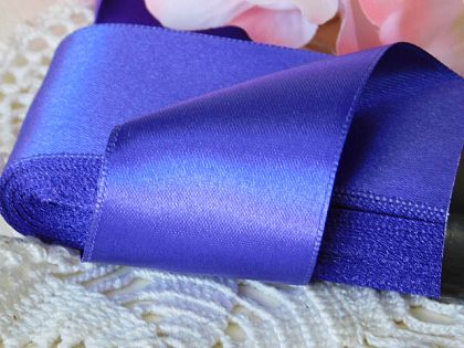 Панделка сатен - Ирис лилаво - 10м. №35
