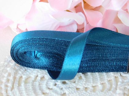 Панделка сатен - Тъмно Петролено зелено - 10м. №78