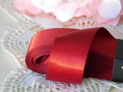 Панделка сатен - Кармин червено - 10м. №53