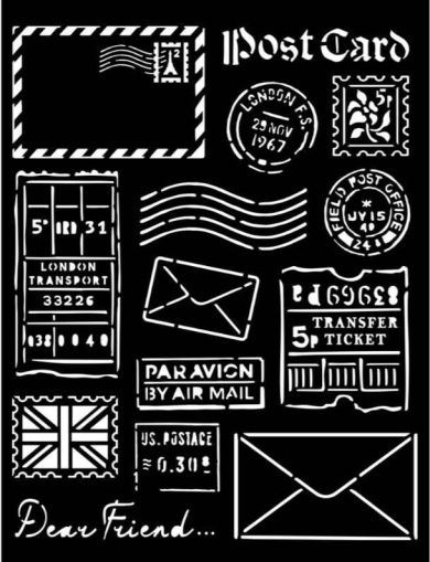 Шаблон - Post card- 20.00 x 25.00  см 