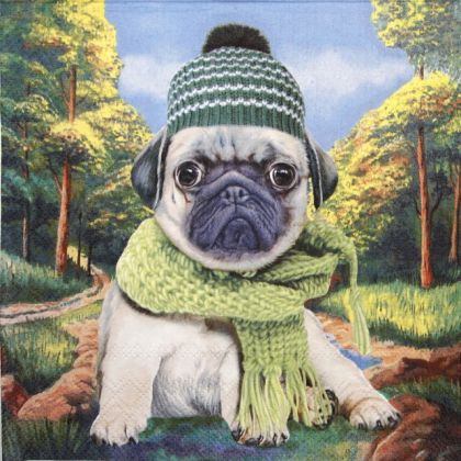 Салфетка Autumn Pug 13314500