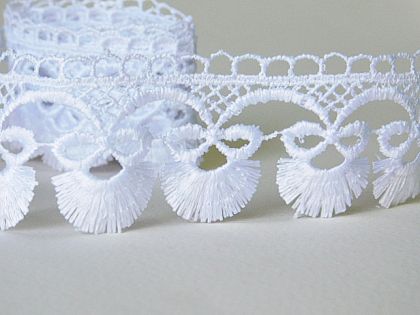 Дантела  - Бяло - 1 м.