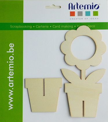 3D Цвете в саксия